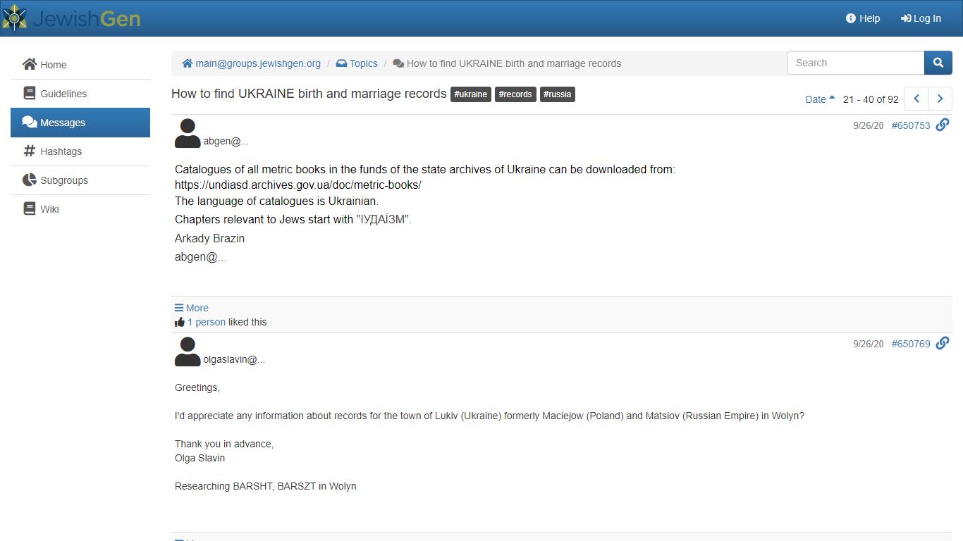 How to find UKRAINE birth and marriage records - JewishGen